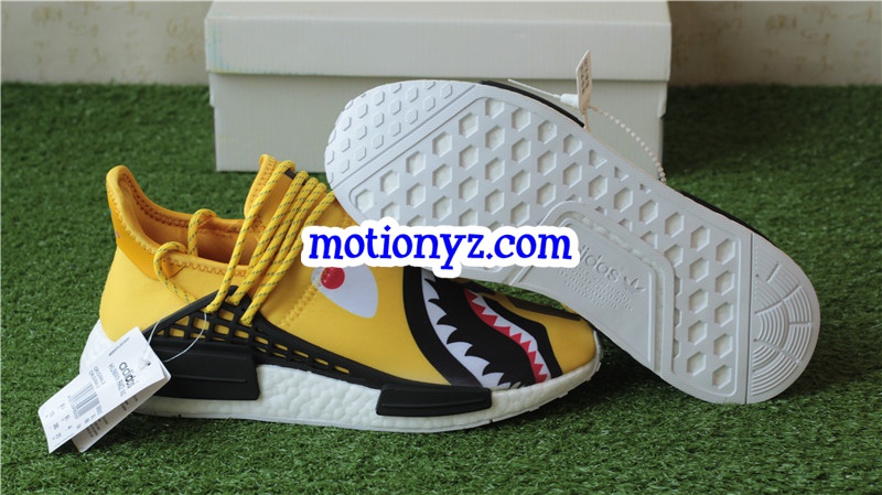 Adidas Pharrell Williams NMD Human Race Camo Bape Yellow
